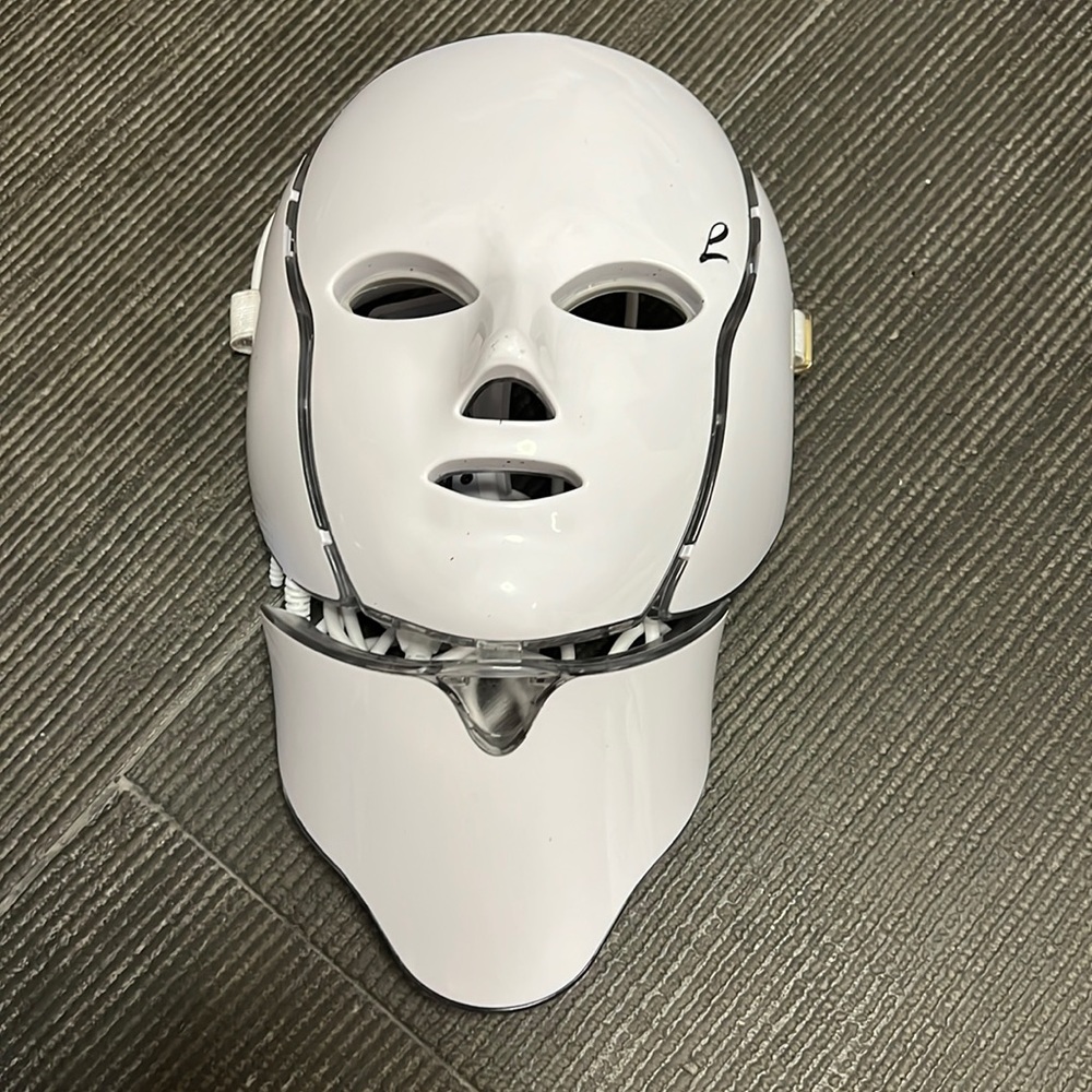 Led mask facial different colors therapy face mask with neck included